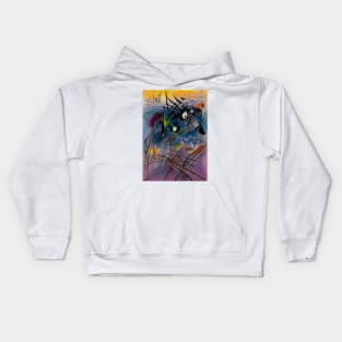 Abstract lines and shapes Kids Hoodie